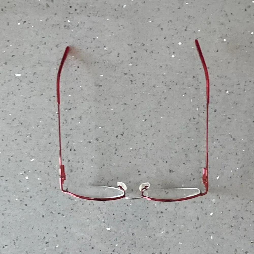 Genevieve Paris Design Modern Jasmine Eyeglasses Frames ONLY 52-16-140 burgundy